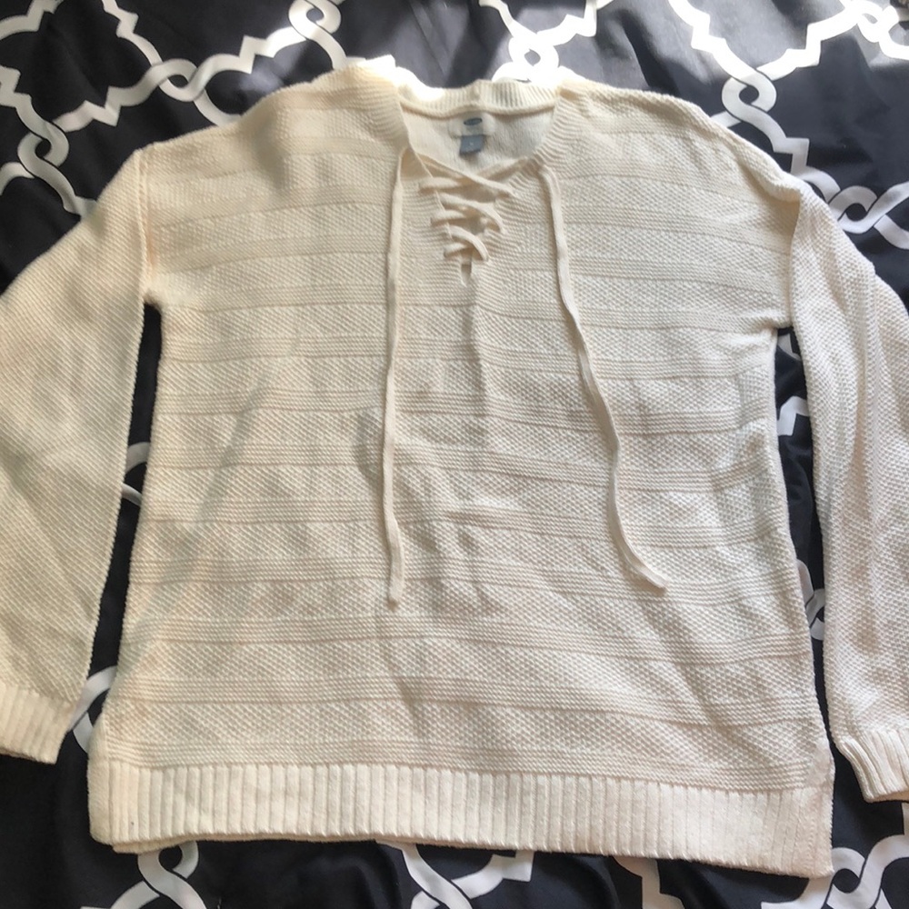 Cream sweater
